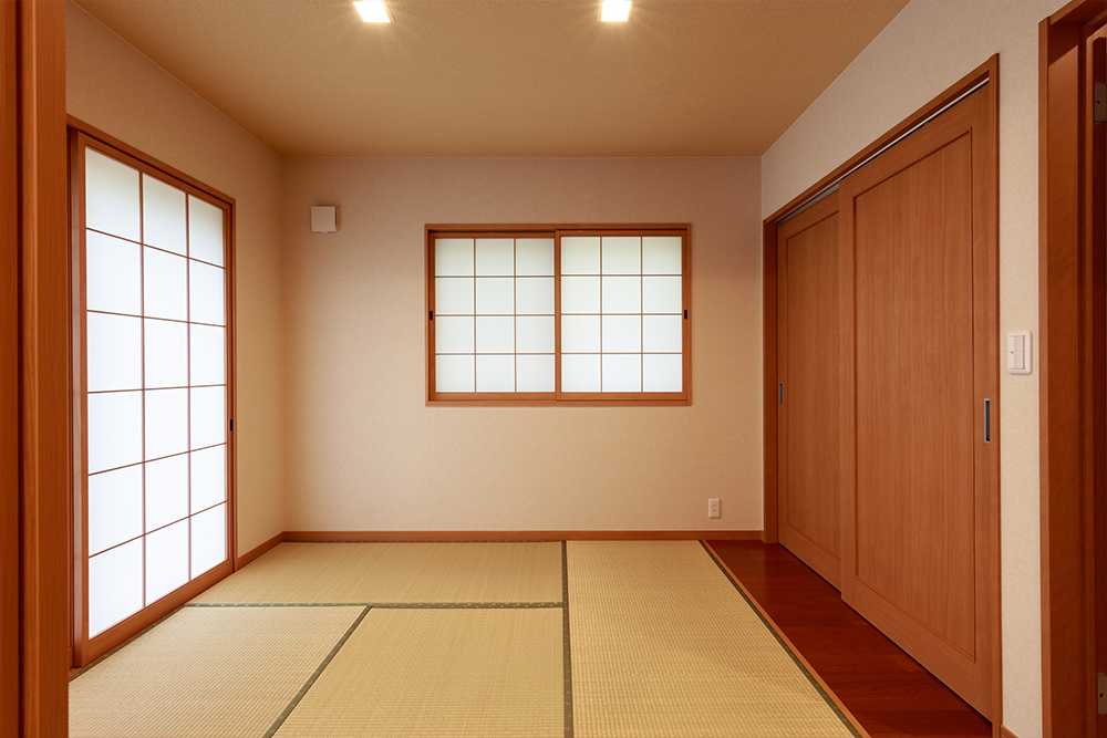 清里の別荘地帯に佇む家 和室